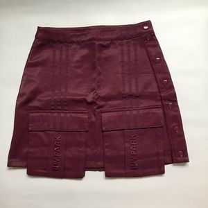 Ivy park x adidas maroon skirt